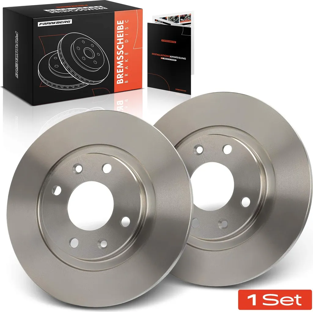 2 Disques de frein Frankberg essieu avant pour Peugeot 301 et Partner