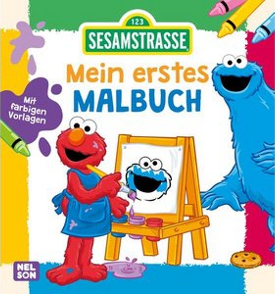 Sesamstraße: Mein erstes Malbuch