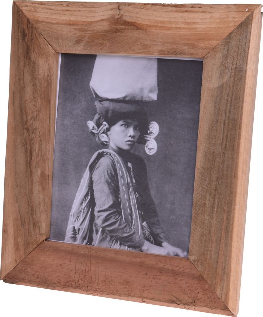 Fotorahmen Teak 37X32.5X2.5Cm Boho