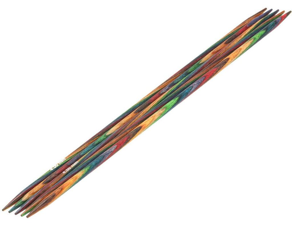 Lana Grossa Nadelspiel Strumpfstricknadeln Design-Holz Produktbild 