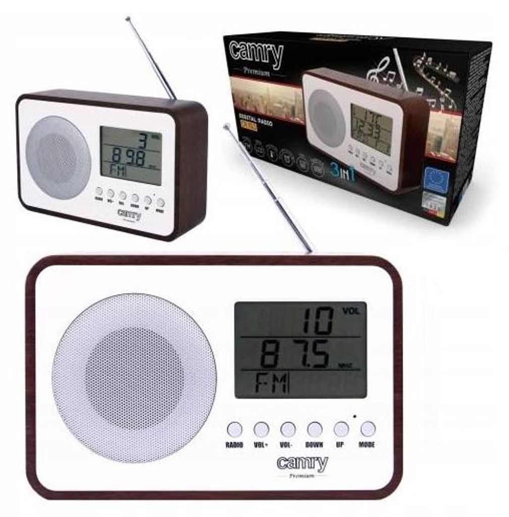 Radio da cucina digitale retrò CAMRY CR1153, FM, LCD, Immagine del prodotto 