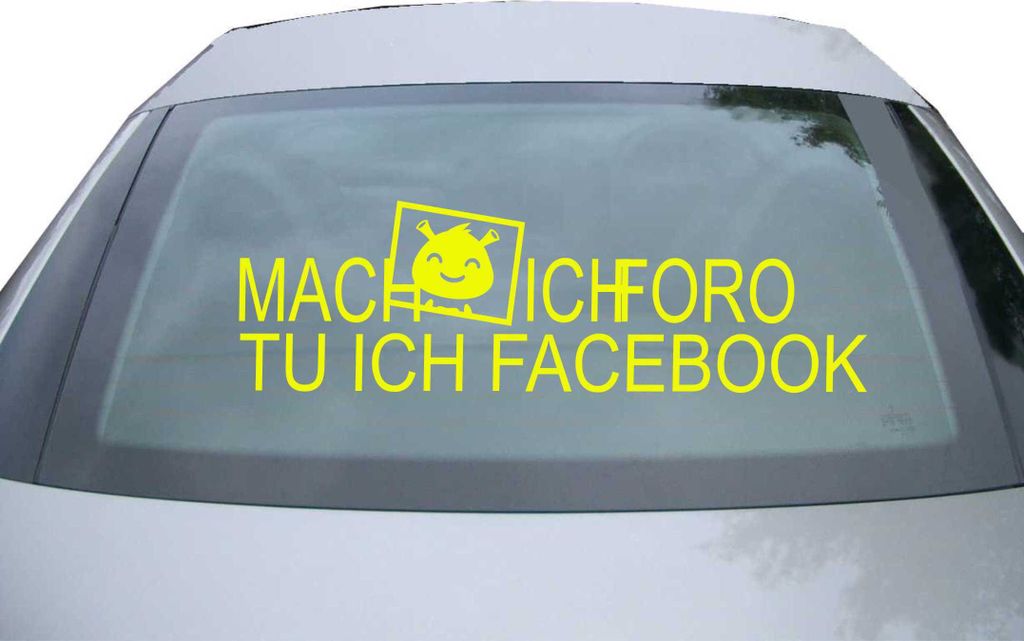 Indigos UG - Aufkleber Heckscheibe & Motorklappe DE7156 - neongelb - 600x183 mm - Foto tu ich - Auto Scheiben Fenster Heckklappe Tuning Racing JDM ...