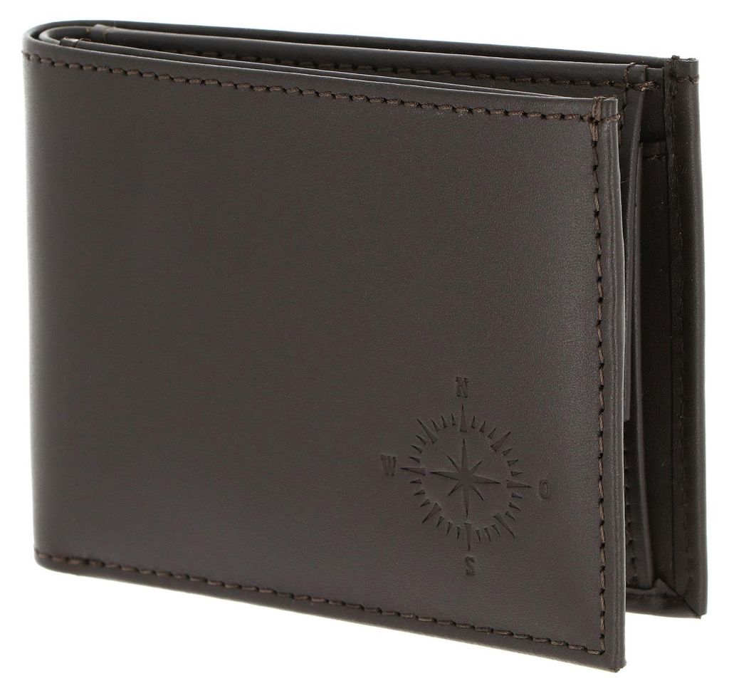 oxmox Leather Geldbörse RFID Schutz Leder 11 cm