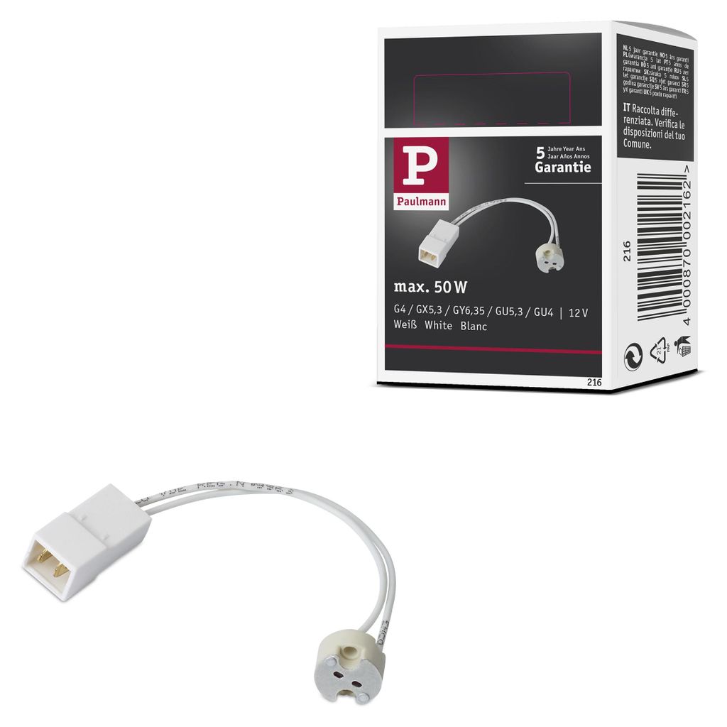 10x Paulmann universele fitting met aansluiting voor Productafbeelding 