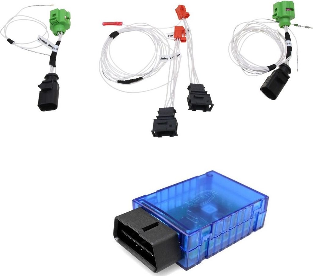 Original Kufatec Kabelbaum Kabel Adapter LED auf LED Facelift Rückleuchten + Cod