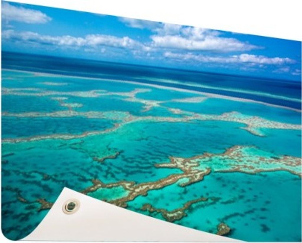 MuchoWow 120x80 cm Outdoor-Poster Gartendeko Sichtschutz Garten Poster für den Garten Fotodruck Great Barrier Reef