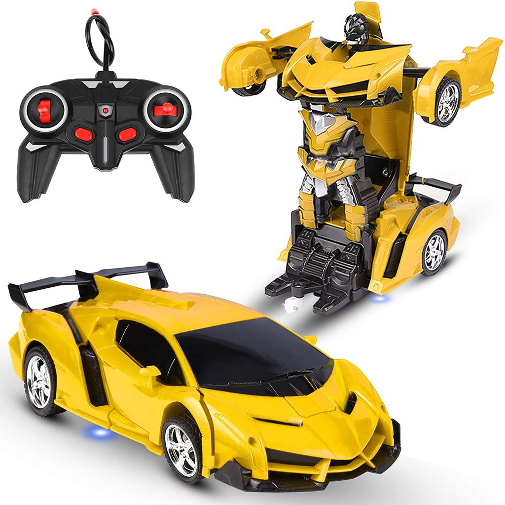 Transformator Roboter Auto Ferngesteuert Auto&Robot verwandelbar 