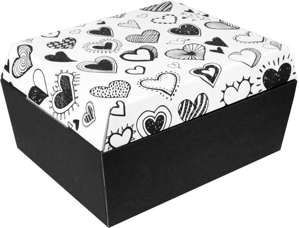 Tiersarg Herzen Größe M 30x25x15 cm – Wellpappe, biologisch abbaubar, für Kleintiere, Erd- und Feuerbestattung