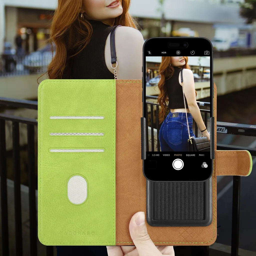 Custodia Libretto Realme 10 4G Verde Cadorabo - Elegante Cover Portafoglio - 6