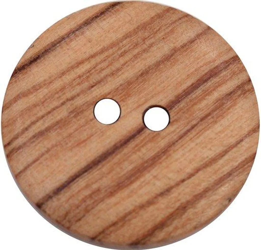 Boutons bois naturel 30 mm aspect courbé et robuste pour vestes d'hiver