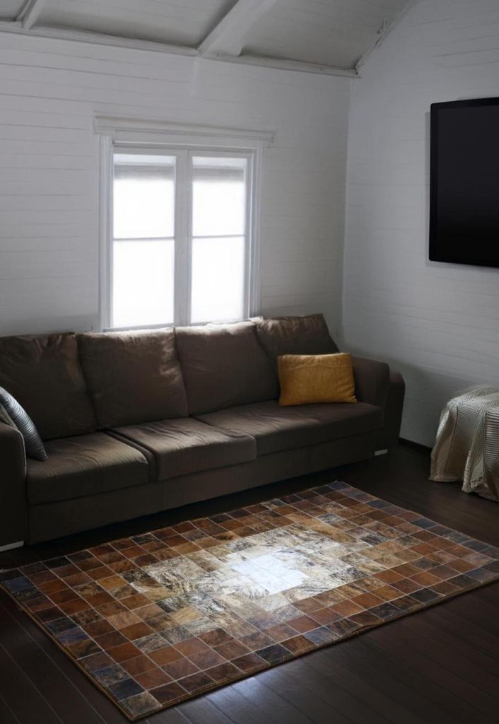 Kuhfell Teppich Modell 4 -