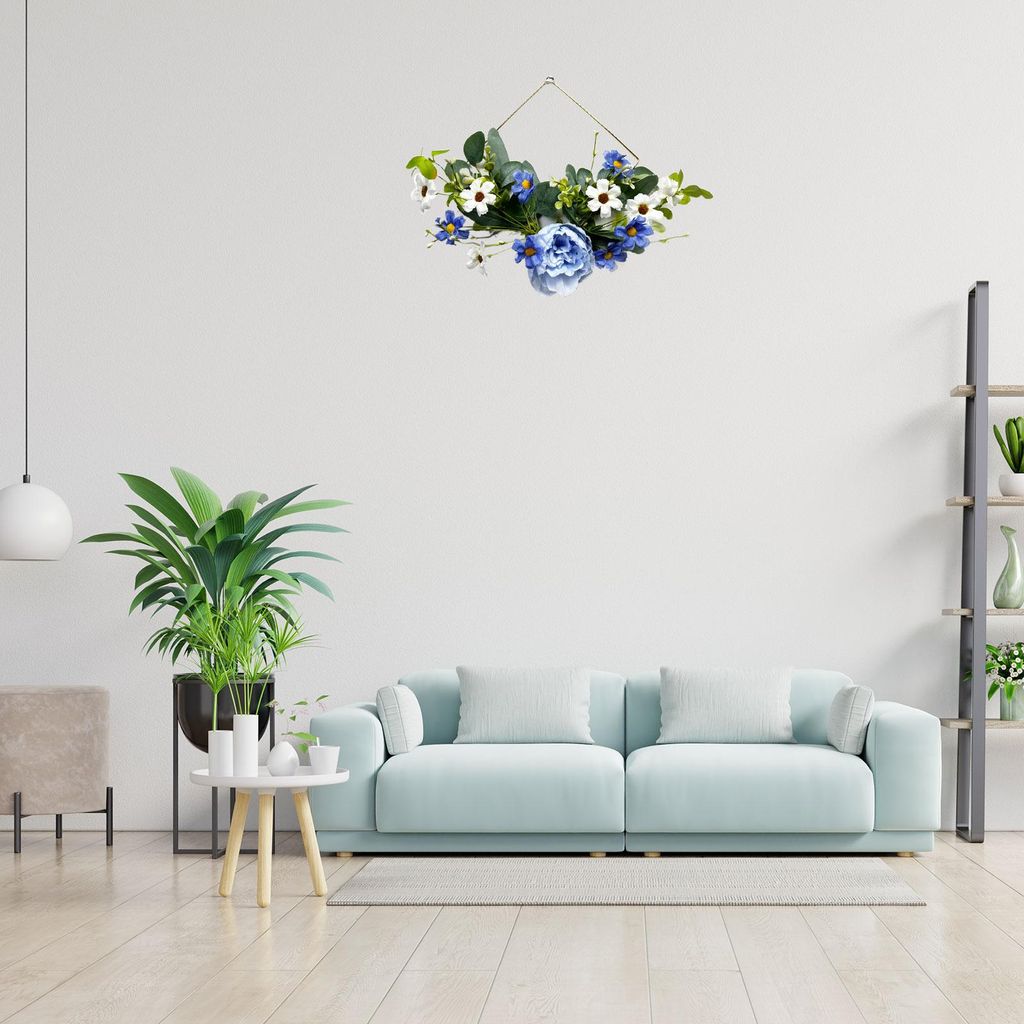 falsche Sonnenblumenkrone Künstliche Sonnenblumenkrone, Türkranz, Wohndekoration deco table