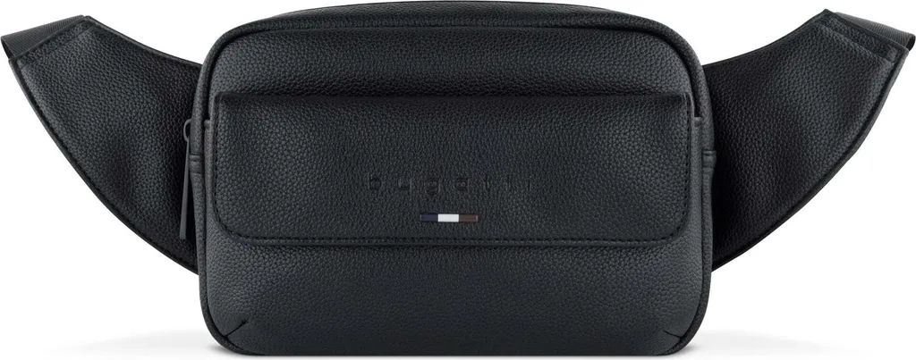 Sac Banane Rico Bugatti Noir - Idéal pour Voyage, Loisirs et Urban Life
