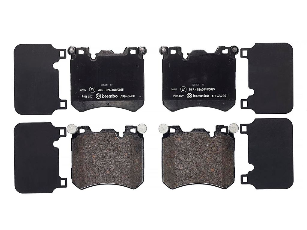 BREMBO Bremsbeläge Satz Vorne für BMW X5 (E70) P 06 077 Produktbild 