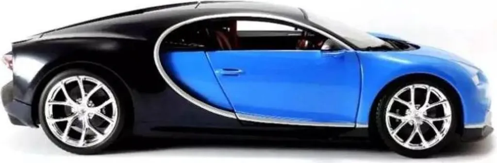 Bugatti Chiron Bburago 1:18 Plus Bleue - Finitions Détails et Portes Ouvrantes - 35