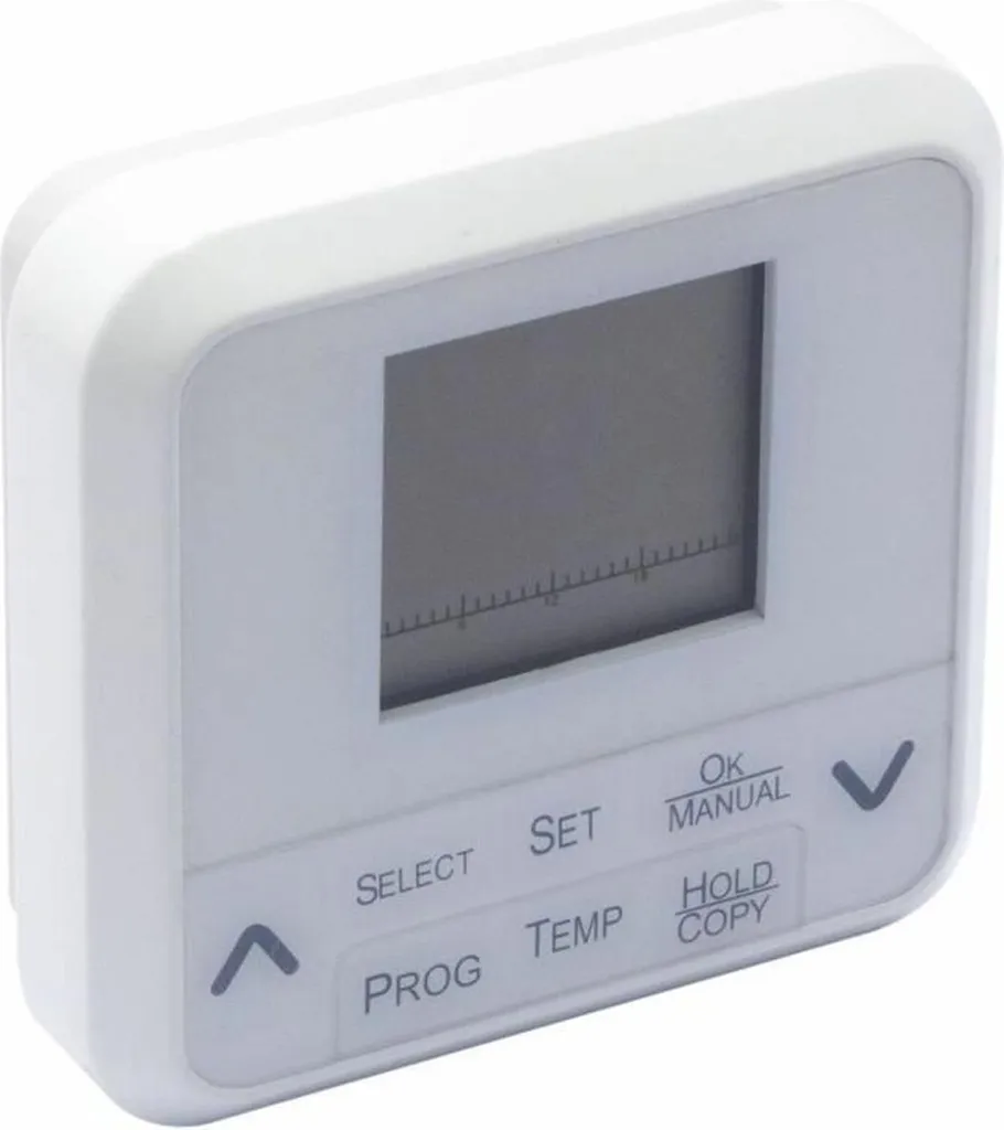 Régulateur de température CHACON 1150W blanc programmable 7 jours pour maison