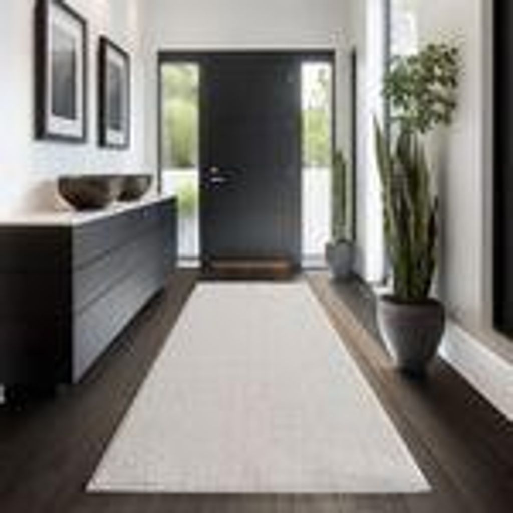 Bouclé Teppich Carpettex für Wohnzimmer Schlafzimmer Büro weich pflegeleicht strapazierfähig modern , Größe : 80 x 150 cm , Farbe : Creme-1
