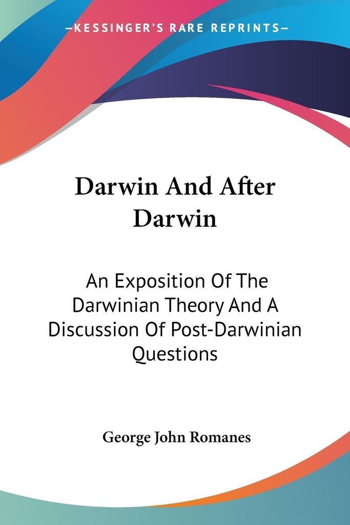 Darwin And After Darwin