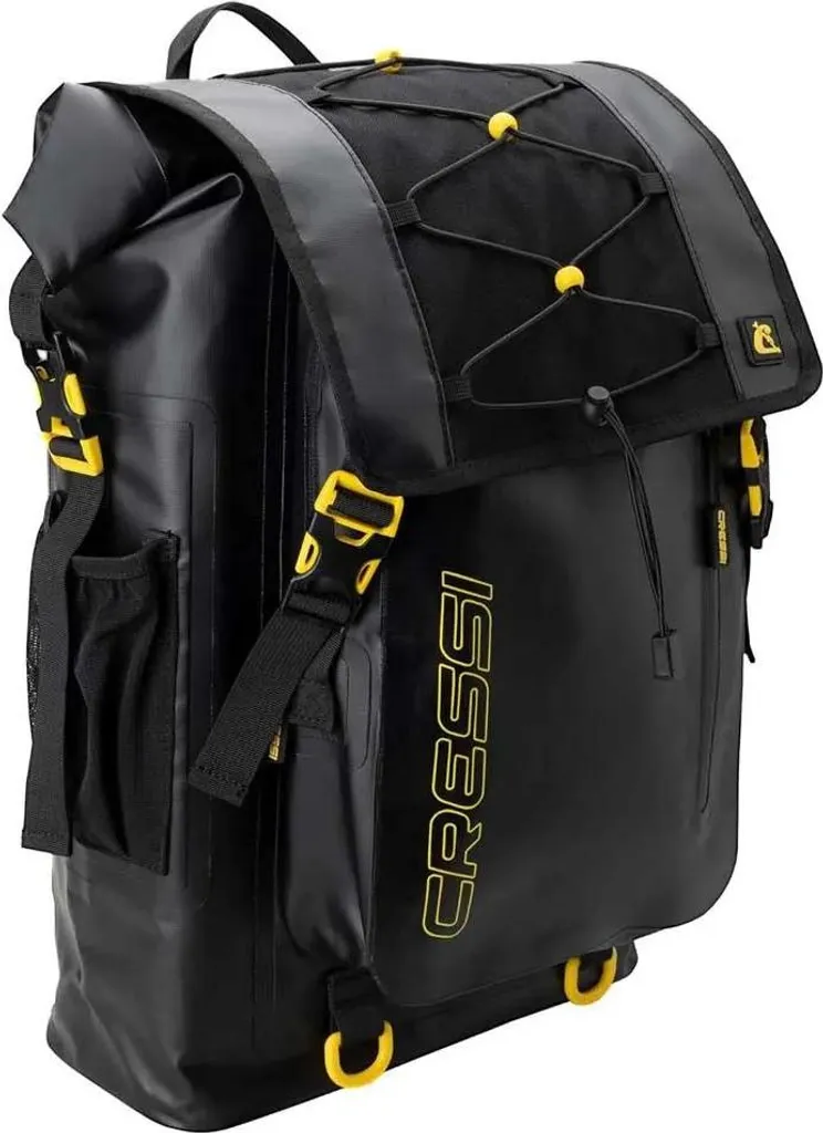 Sac à dos étanche Cressi Venom Noir anti-sable et anti-pluie
