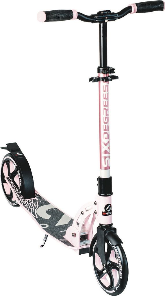 Six Degrees Aluminium Scooter 205mm, Farbe:Pastell-Pink