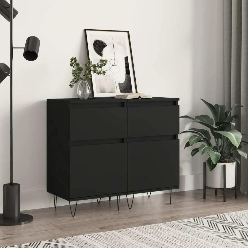 Maison Exclusive Set 2 Credenze Nere 40cm | Rinnova il tuo Living