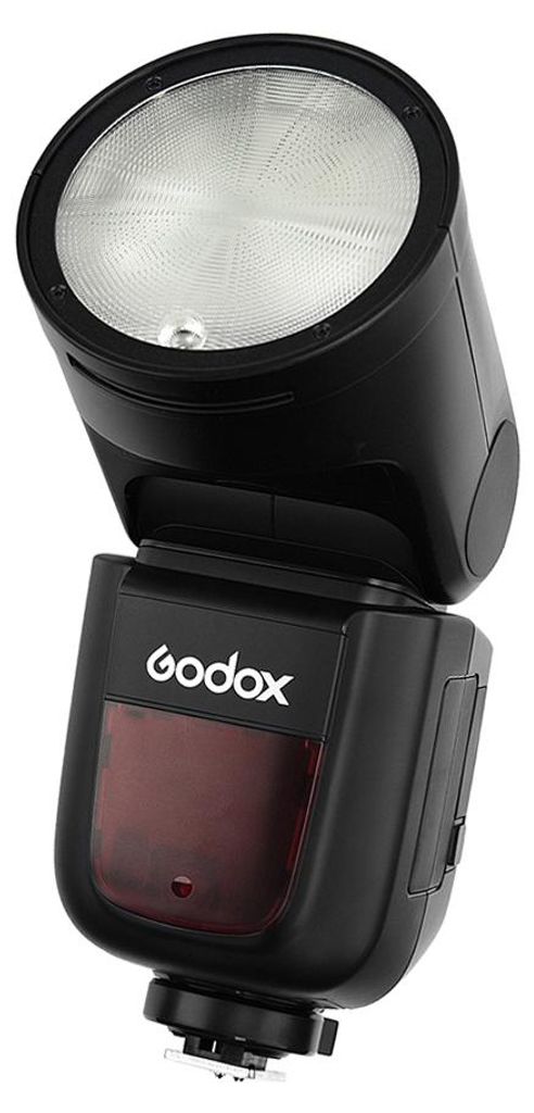 V1O Profi-Blitzgerät Speedlite mit rundem Blitzkopf, kabellos, 2,4-GHz-kompatibel, geeignet für Olympus- und Panasonic-Kameras, für Hochzeiten, ...