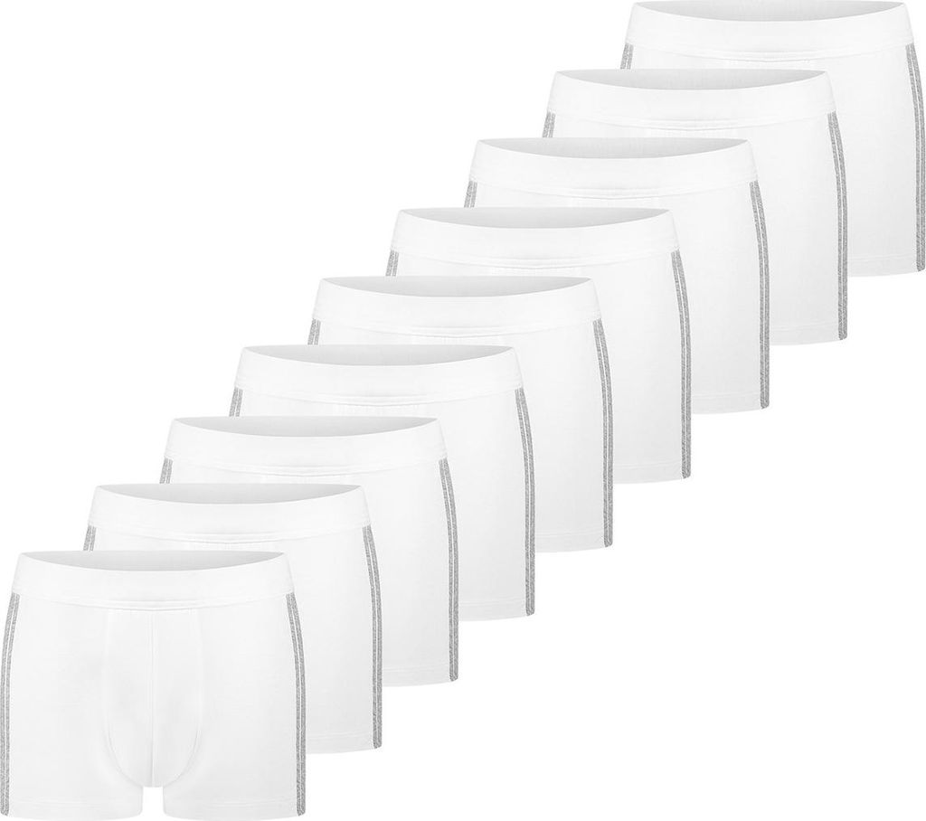 Schiesser 9er Pack 95/5 Stretch - Organic Baumwolle Retro Short / Pant Mit softem, tonalem Bund für höchsten Tragekomfort, Kontrastfarbene Seiten...