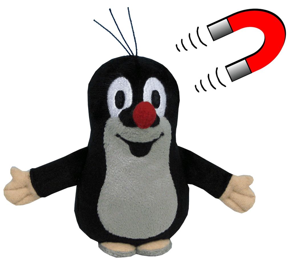 Der kleine Maulwurf, mit Magneten, 10cm