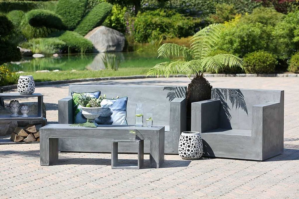 Gilde Beton Outdoor Tisch 52132 130,5 x 40 x 20