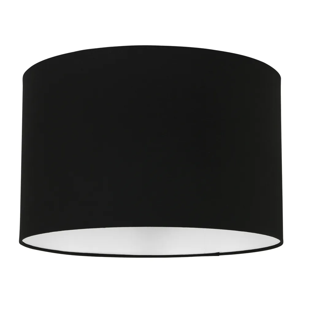 Abat-jour en Lin Noir Ø 40cm Mexlite Shade K7976SS - Finition Textile