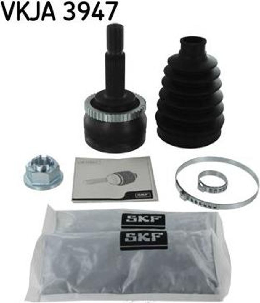 SKF VKJA 3947 Gelenksatz, Antriebswelle OE 30871328 kompatibel mit S40, V40