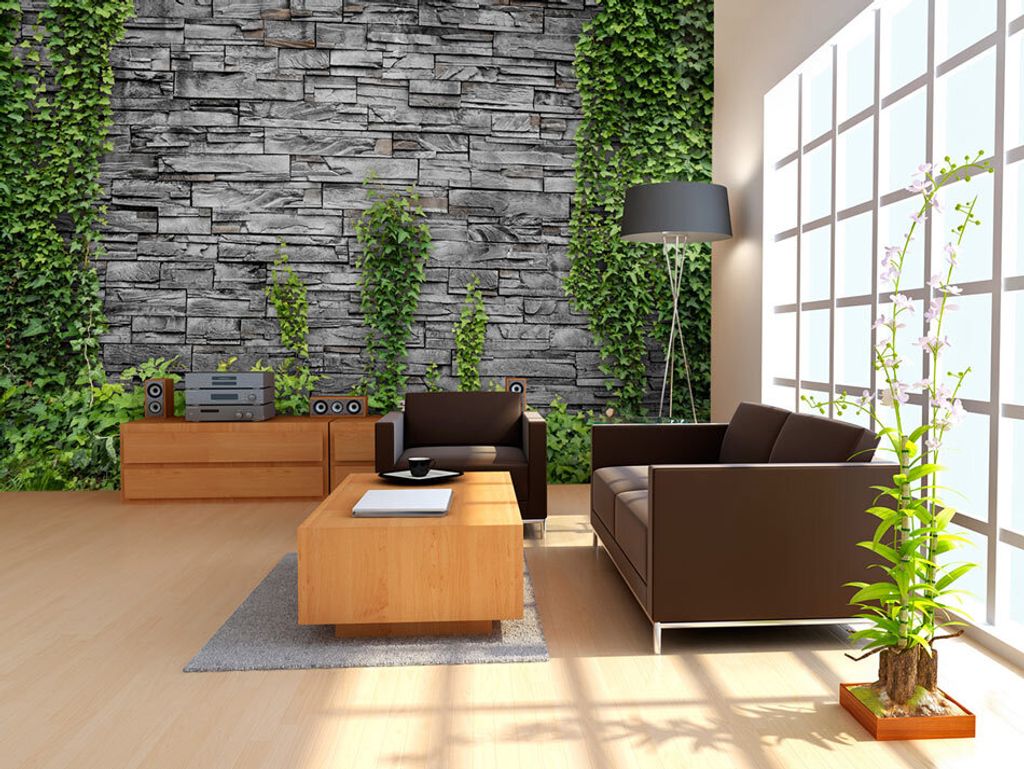 Vlies Fototapete 350x256 cm Tapeten Wandtapete XXL Steine Mauer b-A-0167-a-d