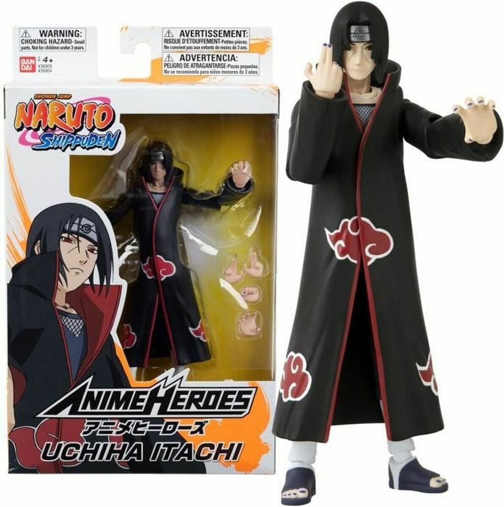 Actionfiguren Bandai Itachi Uchiha Naruto Shippuden Produktbild 