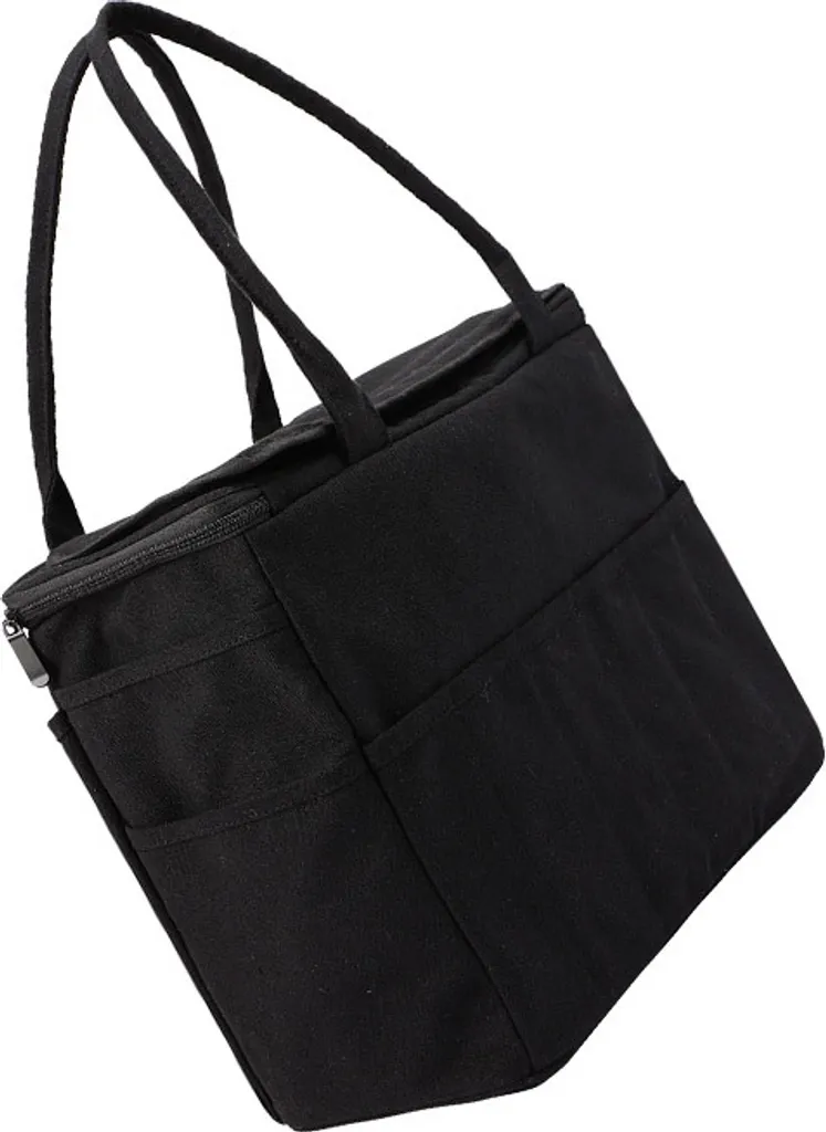 Sac de rangement laine portable à poignées avec compartiments internes - 3