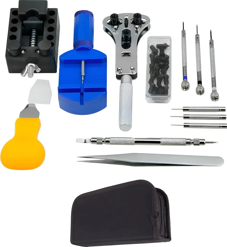 Verk 01736 Kit Riparazione Orologi Professionale - Strumenti Orologiaio