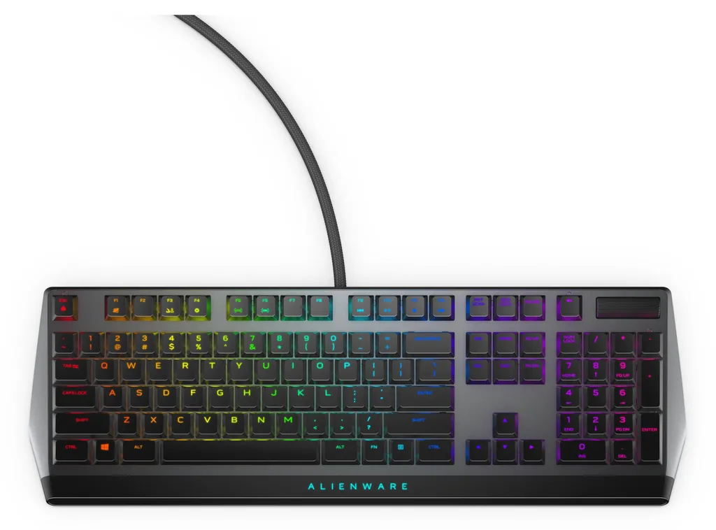 Clavier Rétroéclairé RVB Dell Alienware AW510K Extra Plat Commande Multimédia - 3