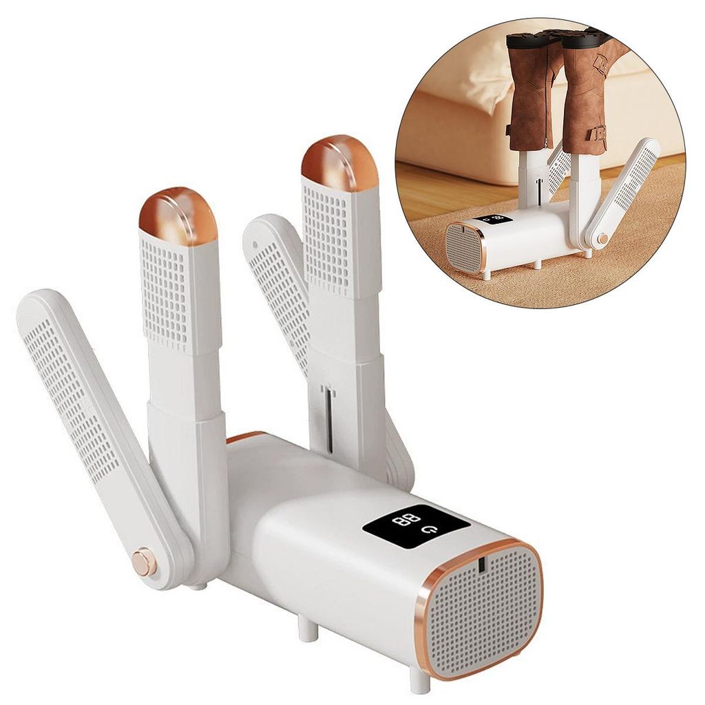 Schuhtrockner 300W mit Timer & Digitaldisplay, schnelles Produktbild 