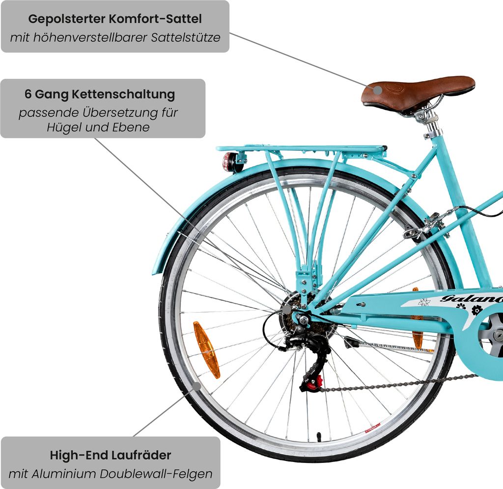 Bike Galano Singlespeed Galano Singlespeed Blade, Gang, Ohne