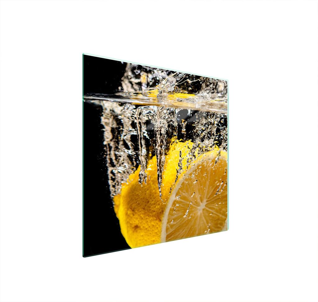 Glasschutzplatte Für Herd 50X52 Zitrone