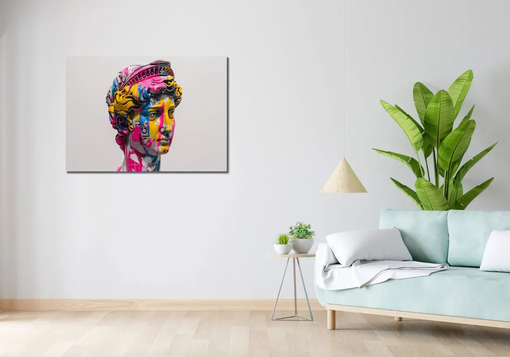 Offerta Quadro 100x70 cm Tela Classica Colorata - Arredo Casa - 2