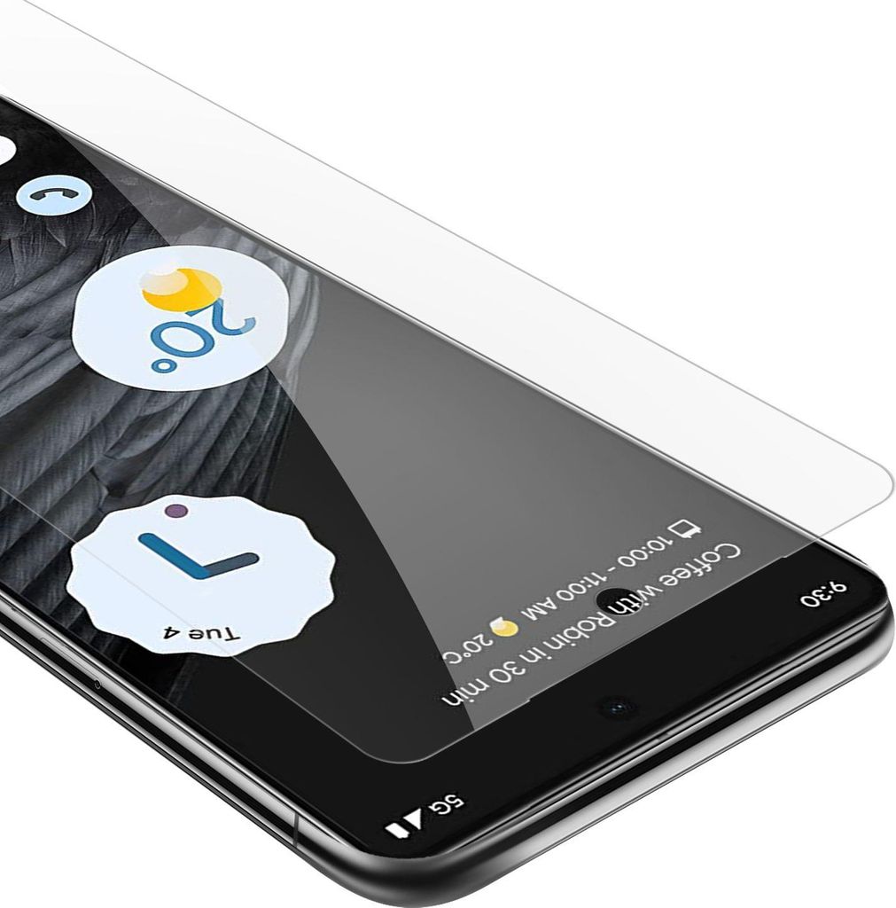 Cadorabo Schutzfolie für Google PIXEL 7 PRO in KRISTALL KLAR Gehärtetes Tempered Display-Schutzglas Panzerfolie