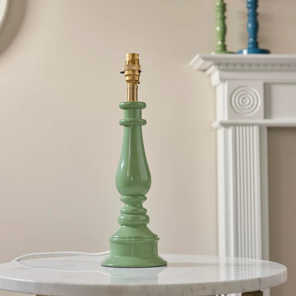 Éclairage d'appoint MYRTLE Endon vert laiton pour petit espace 38cm - 2