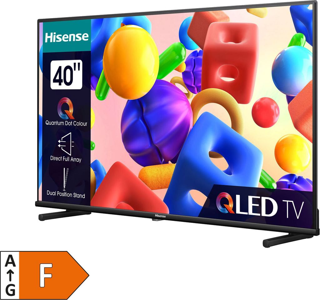 Fernseher 40Zoll Schwarz Full HD Auflösung VIDAA U6 QLED Produktbild 31