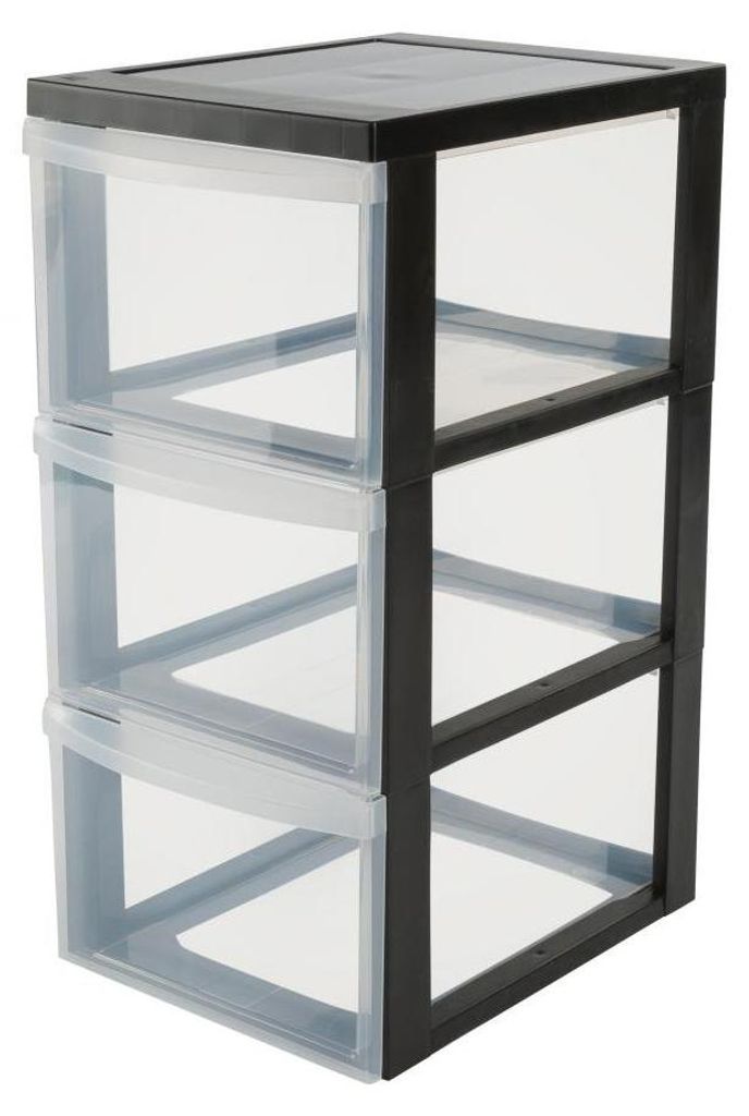 Iris -Truhe der Schubladen 3x15l Räder Produktbild 