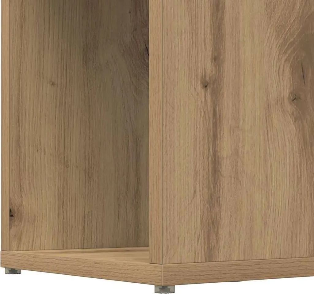 Mobile TV Legno Marrone 60x24 cm | Supporto Multimediale Verticale - 9
