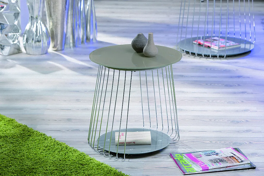 Table basse Rivda finition cappuccino : design minimaliste et robuste - 7