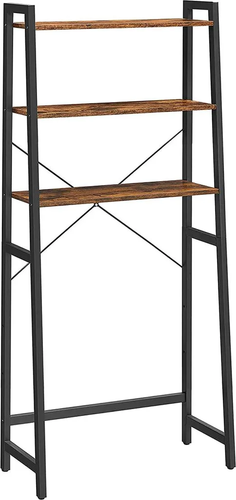 Étagère industrielle pour toilettes gain de place salle de bain