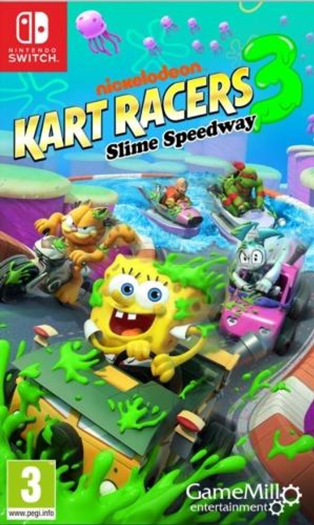 Spiel NICKELODEON KART RACERS 3 SLIME SPEEDWAY NINTENDO CODE IN BOX SWITCH