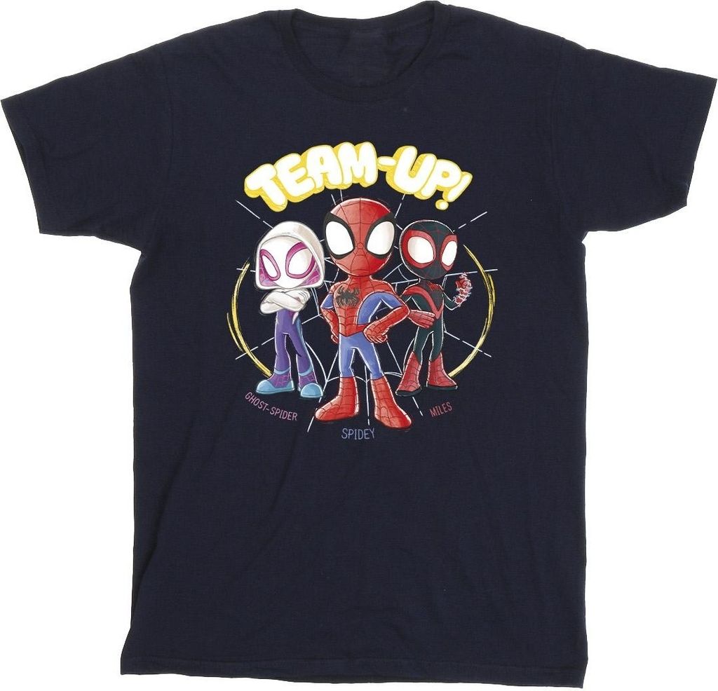 Marvel - "Spidey And His Amazing Friends" T-Shirt für Herren BI45545 (XXL) (Marineblau)