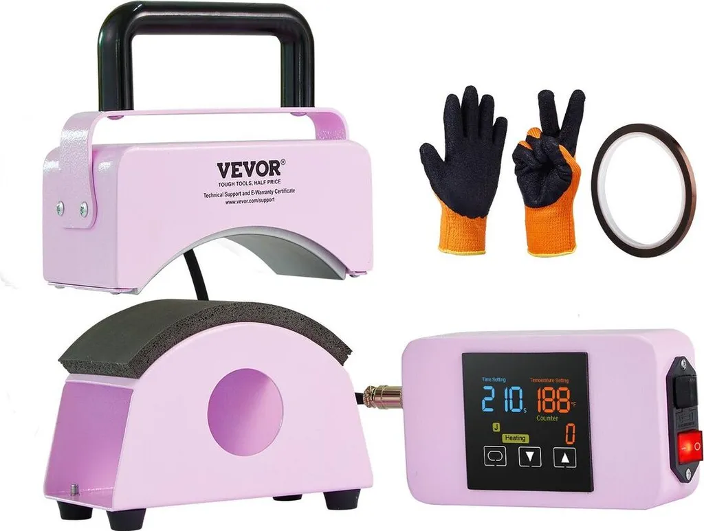 Machine de transfert thermique pour casquettes et chapeaux format mini
